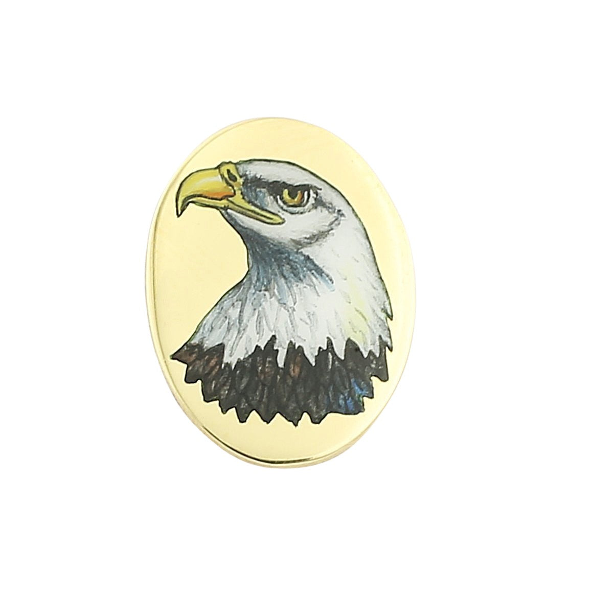 AMERICAN EAGLE 18ct YELLOW GOLD CUFFLINKS
