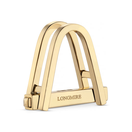 DOUBLE STIRRUP 18ct YELLOW GOLD CUFFLINKS - main