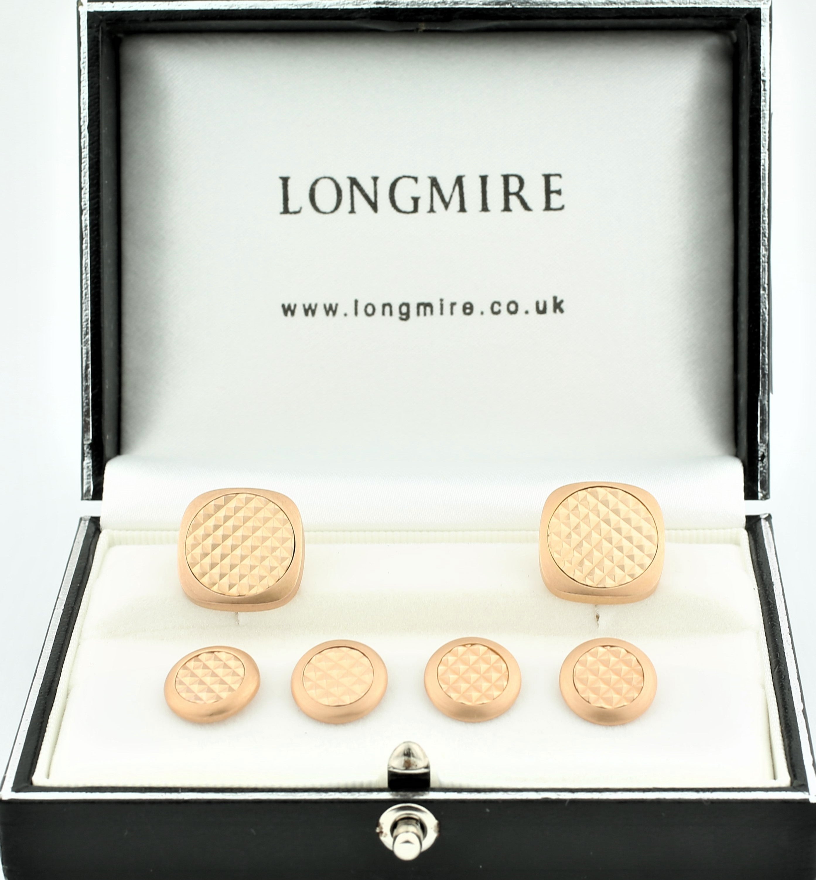 rose gold pixel dress set 18k rose gold - boxed