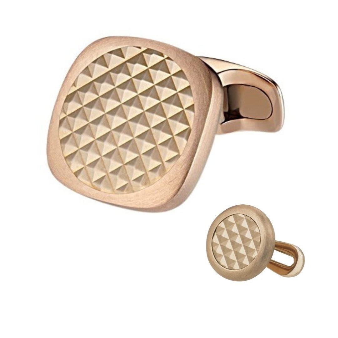 rose gold pixel dress set 18k rose gold - main