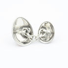 ladybird/bug cufflink 18ct white gold - rear