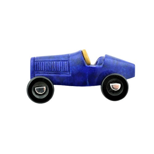 VINTAGE CAR 18ct WHITE GOLD CUFFLINKS - main