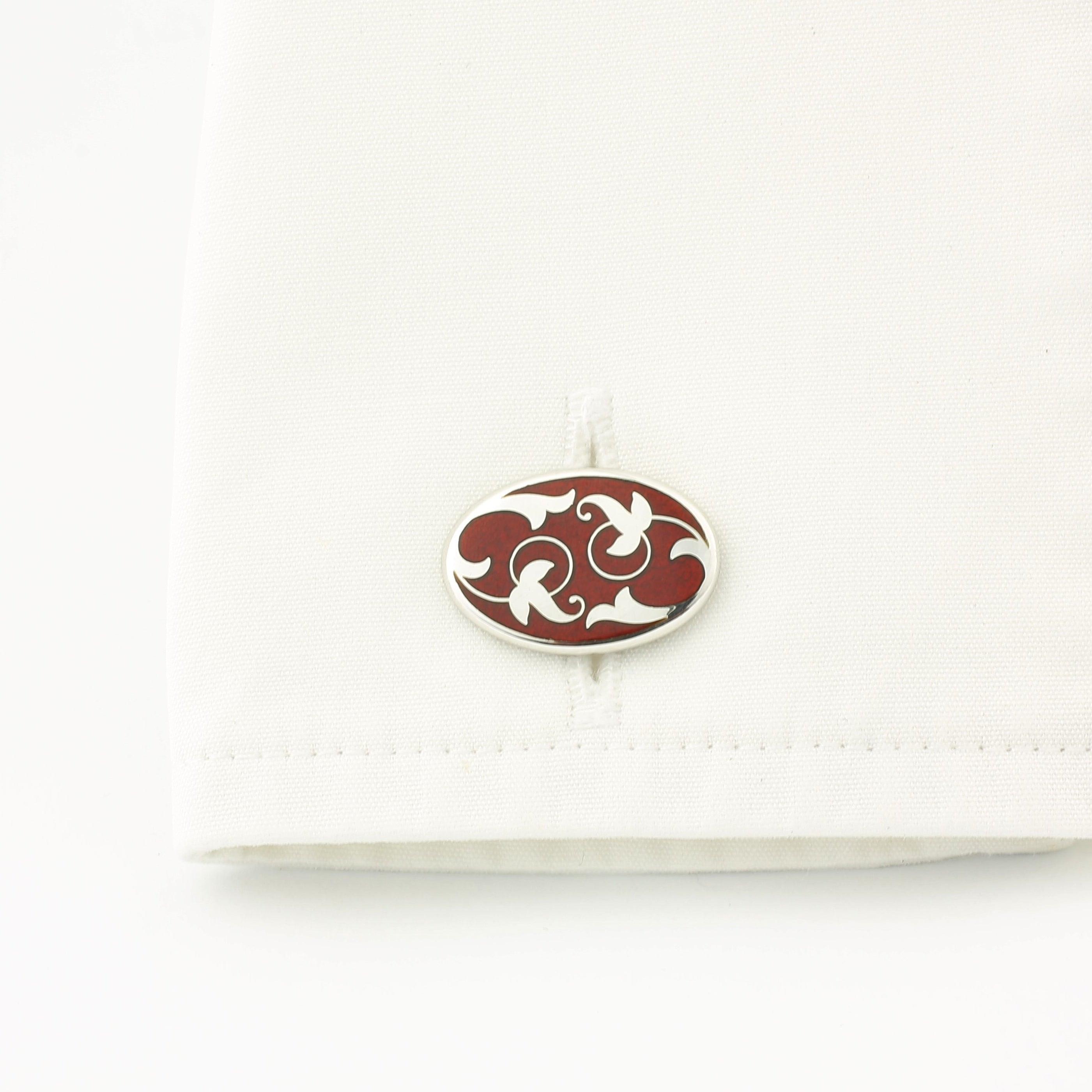 IVY RED ENAMEL - cuff