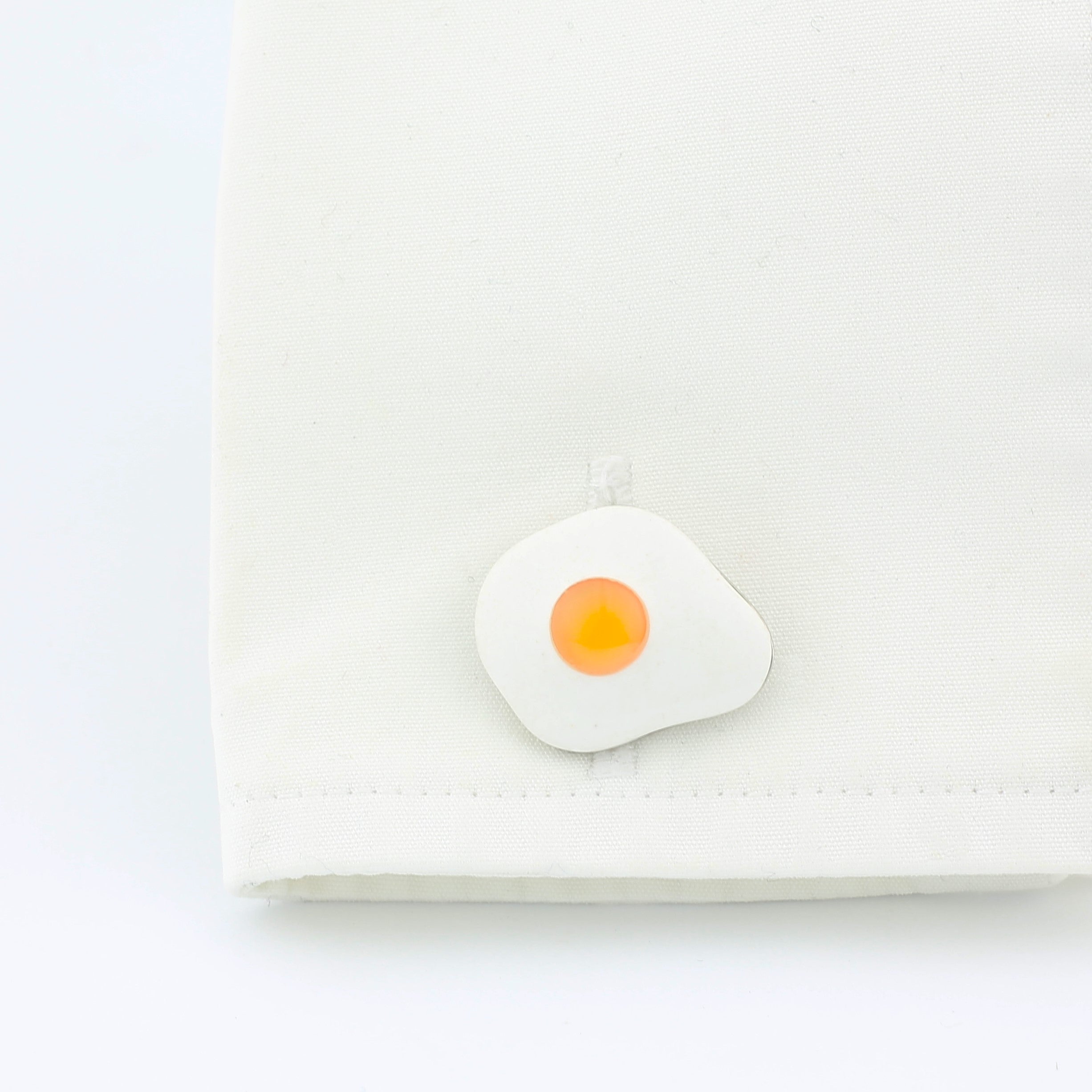 FRIED EGG CUFFLINKS - cuff
