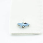 ice blue sports car cufflinks - cuff