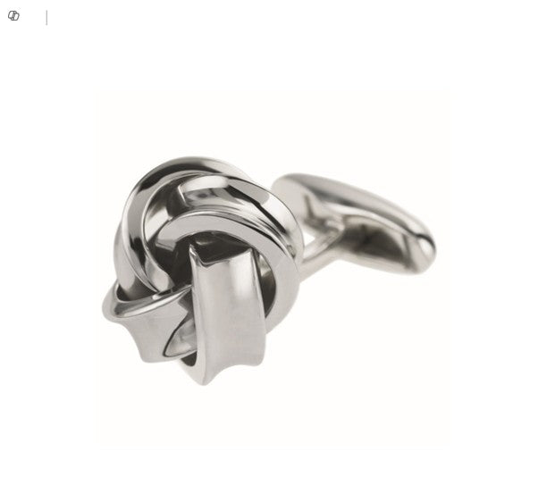 KNOT SILVER CUFFLINKS - main
