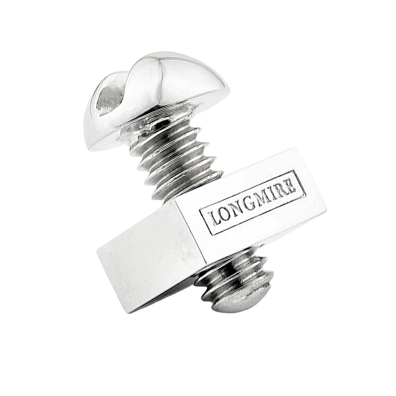 nut & bolt sterling silver cufflinks - main