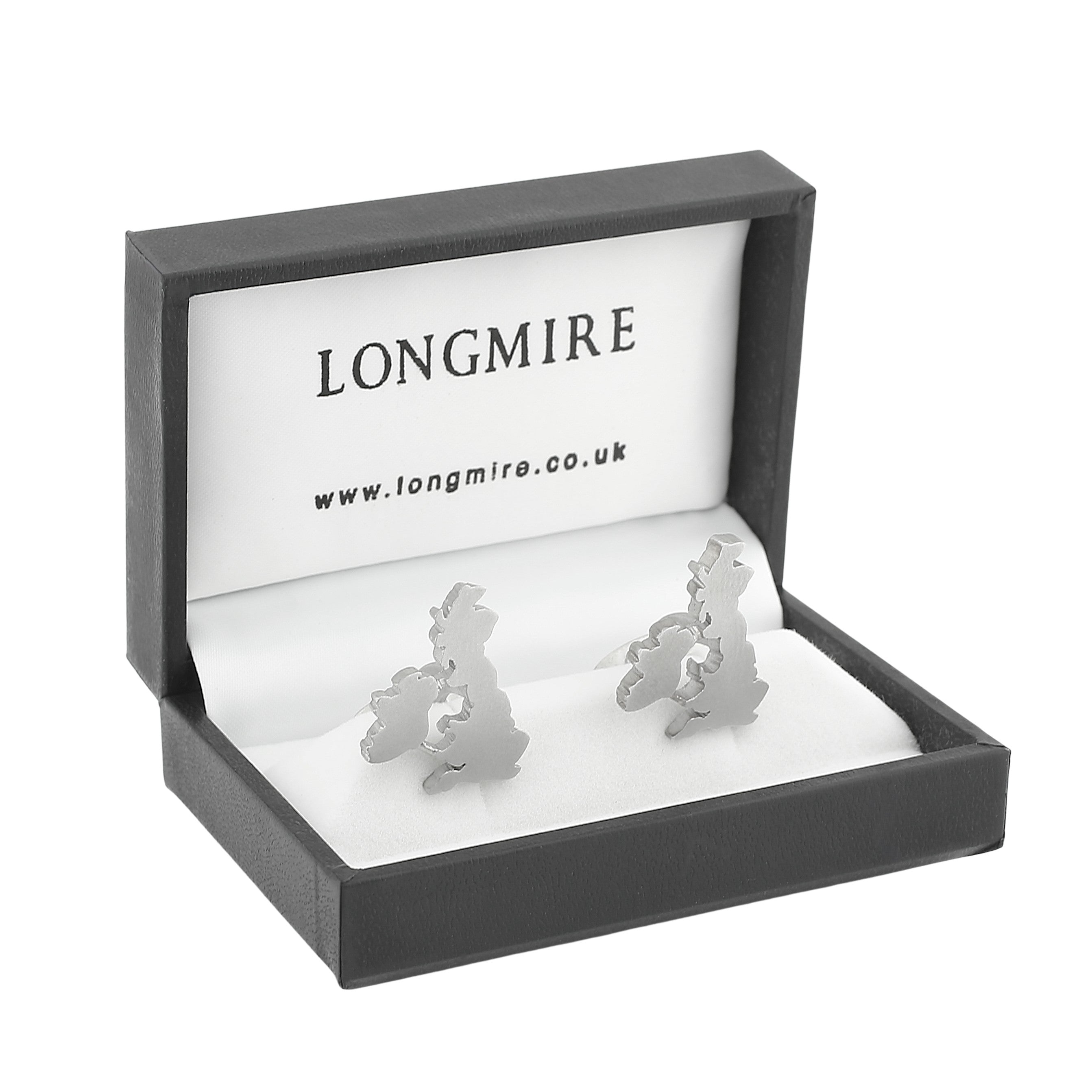 england ireland scotland & wales sterling silver cufflinks - boxed