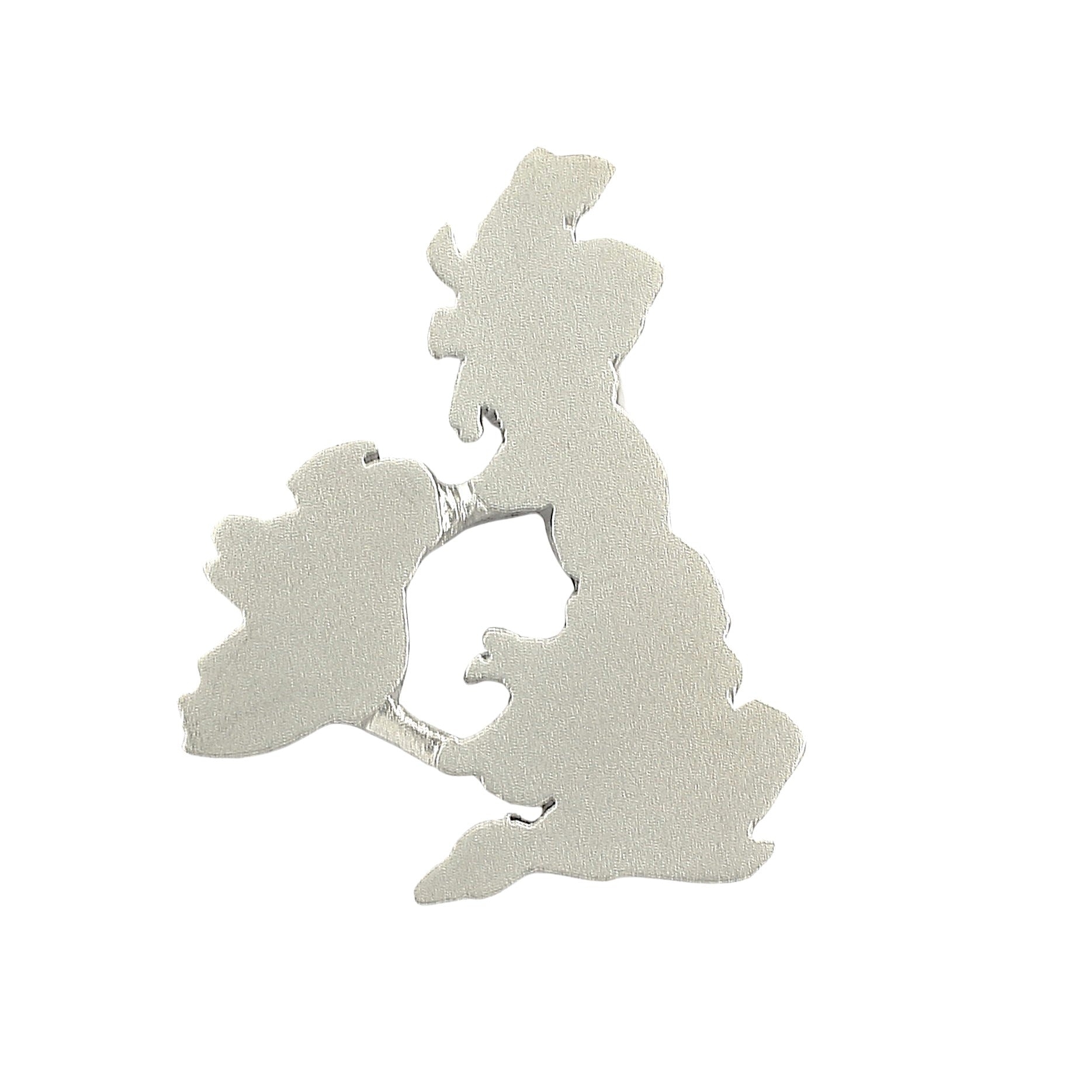 england ireland scotland & wales sterling silver cufflinks - main 1