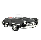 onyx and rock crystal sterling silver car cufflinks - main