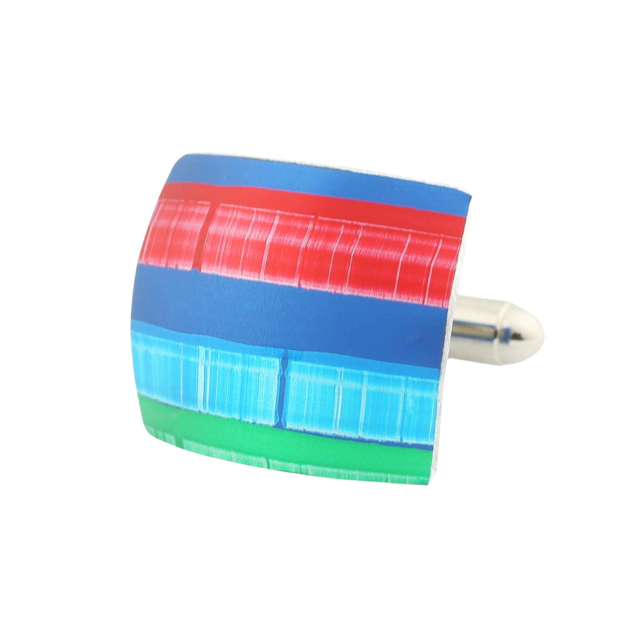 deck chair striped design cufflinks - main