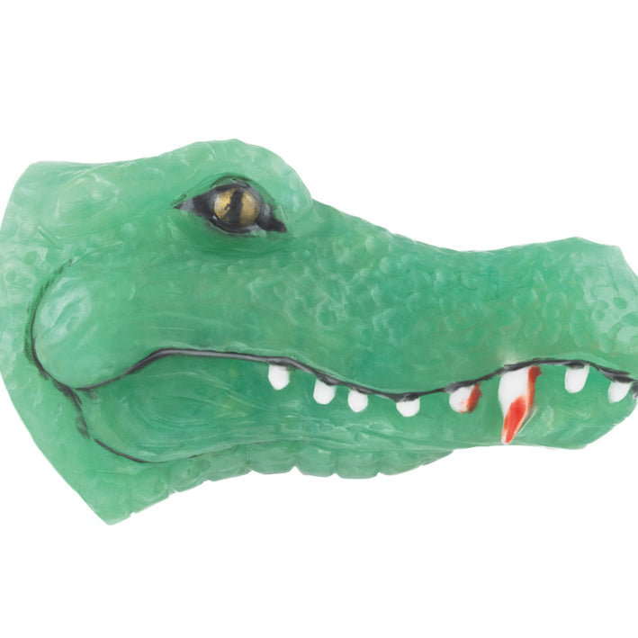 Crocodile cufflinks 18k white gold