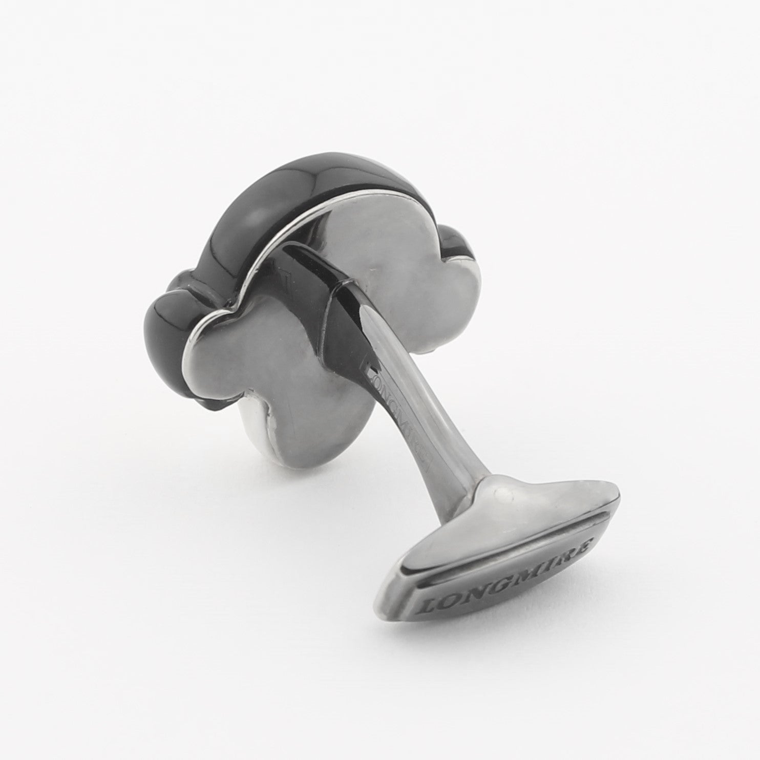 Skull with headphones cufflinks 18W rear