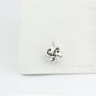 KNOT SILVER CUFFLINKS - cuff
