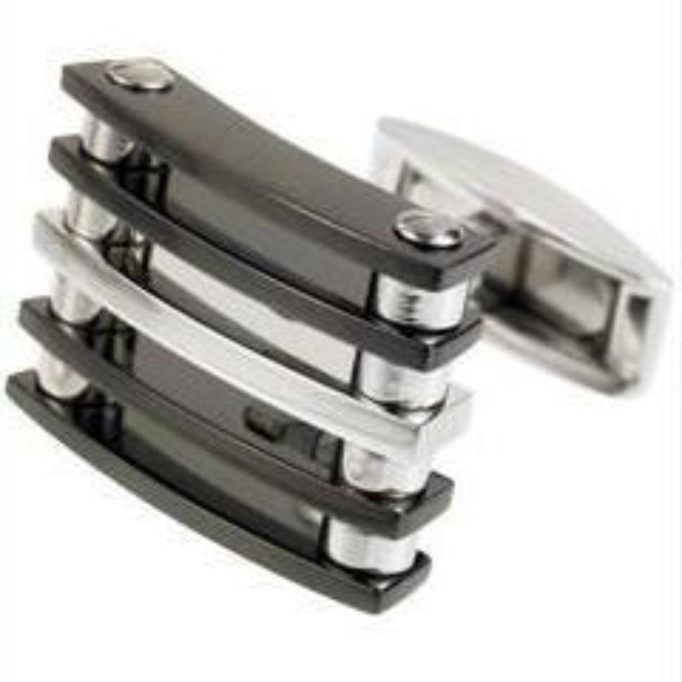 open grid cufflinks - main