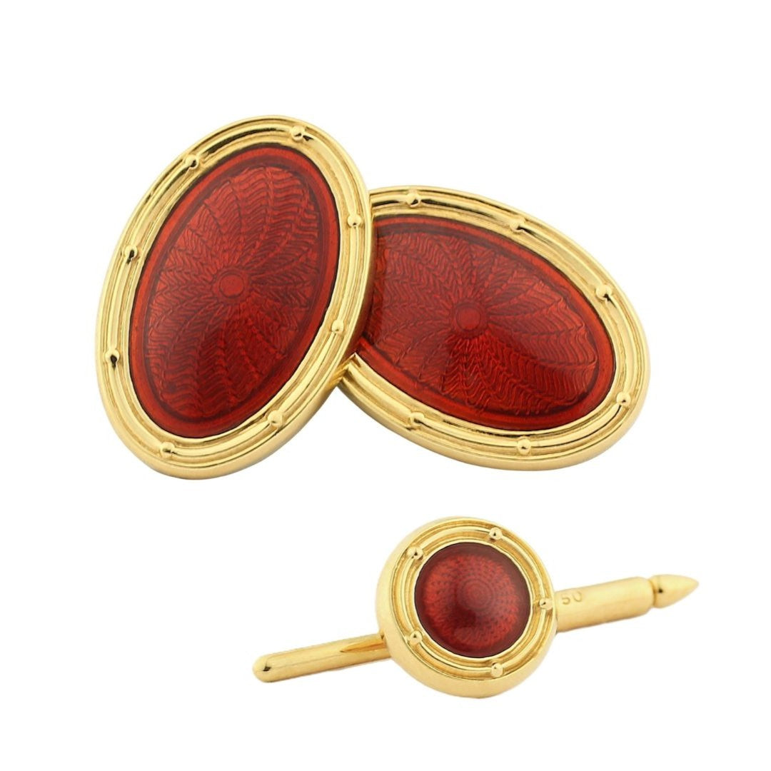 Party season: dress to impress with elegant cufflink and stud sets