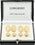 BASKET WEAVE DRESS SET CREAM ENAMEL CUFFLINKS 18ct YELLOW GOLD