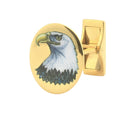 AMERICAN EAGLE 18ct YELLOW GOLD CUFFLINKS - main