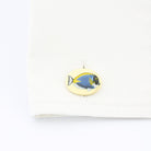 Tropical Fish cufflinks 18k yellow gold - cuff