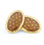 basket cognac enamel 18ct yellow gold cufflink