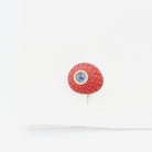strawberry top shell sapphire 18ct yellow gold cufflinks - cuff
