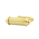 ridged column 18ct yellow gold cufflinks - main