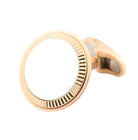 mother of pearl fluted 18ct rose gold cufflinks - main