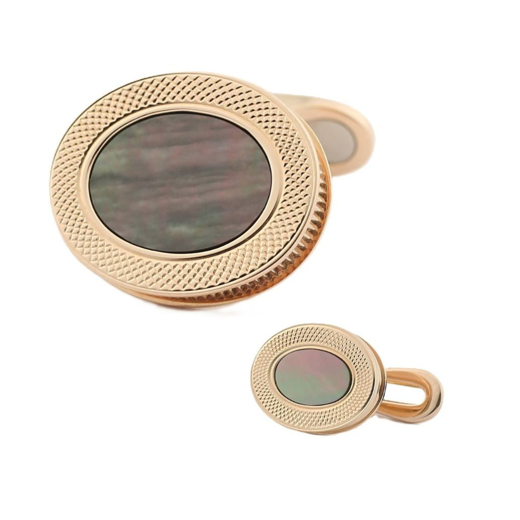 tahitian mother of pearl dress set 18ct rose gold - main