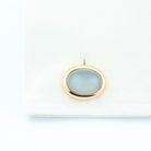 white moonstone onyx oval cabochons 18ct rose gold cufflinks - cuff