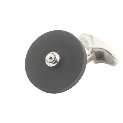 ONYX DISC CUFFLINKS - main