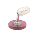 ruby disc 18ct white gold cufflinks - rear