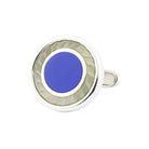 lapis lazuli and rock crystal 18ct white GOLD CUFFLINKS - main