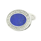 LONGMIRE lapis lazuli 18ct white GOLD CUFFLINKS - main