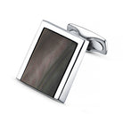 TAHITIAN MOTHER OF PEARL WEDGE 18ct WHITE GOLD CUFFLINKS - main