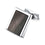 TAHITIAN MOTHER OF PEARL WEDGE 18ct WHITE GOLD CUFFLINKS