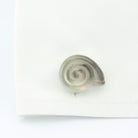 snail rock crystal mother of pearl 18ct white gold cufflinks - cuff