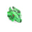 jade dragon head with ruby eyes 18ct white gold cufflinks