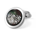 diamonds in the sky - tahiti mother of pearl - 18ct white gold cufflinks