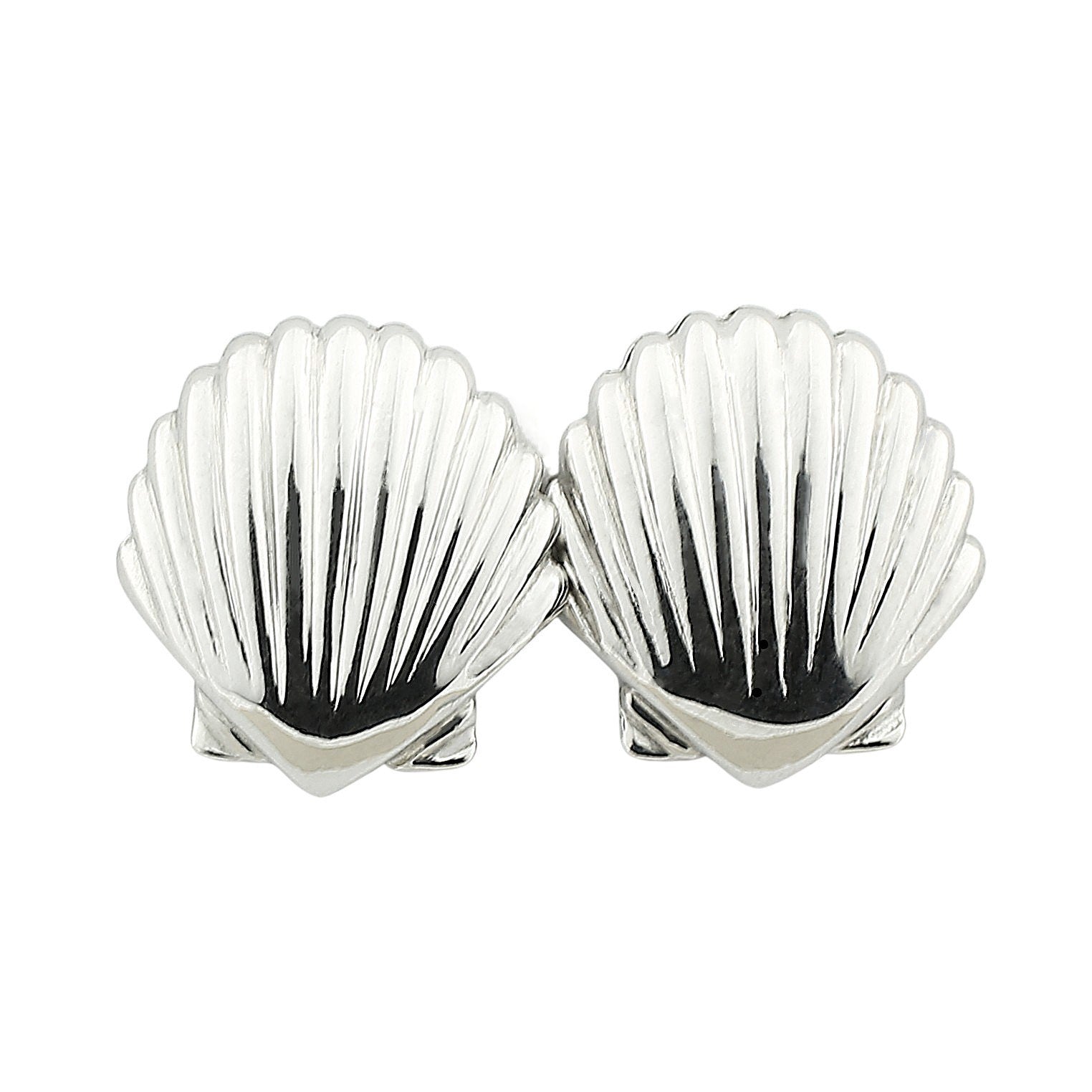 spirit of el camino scallop shell 18ct white gold cufflinks - main