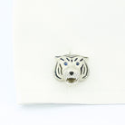 tiger head sapphire onyx diamond 18ct white gold cufflinks - cuff