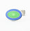 double oval pale blue/pale green enamel t-bar cufflinks
