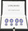 DOUBLE OVAL DRESS SET BLUE/GREY ENAMEL