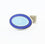 double oval dark blue/light blue t-bar cufflinks