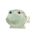 smiling frog prasoilote sterling silver cufflinks - main
