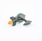 shark torpedo turquoise cufflinks - rear