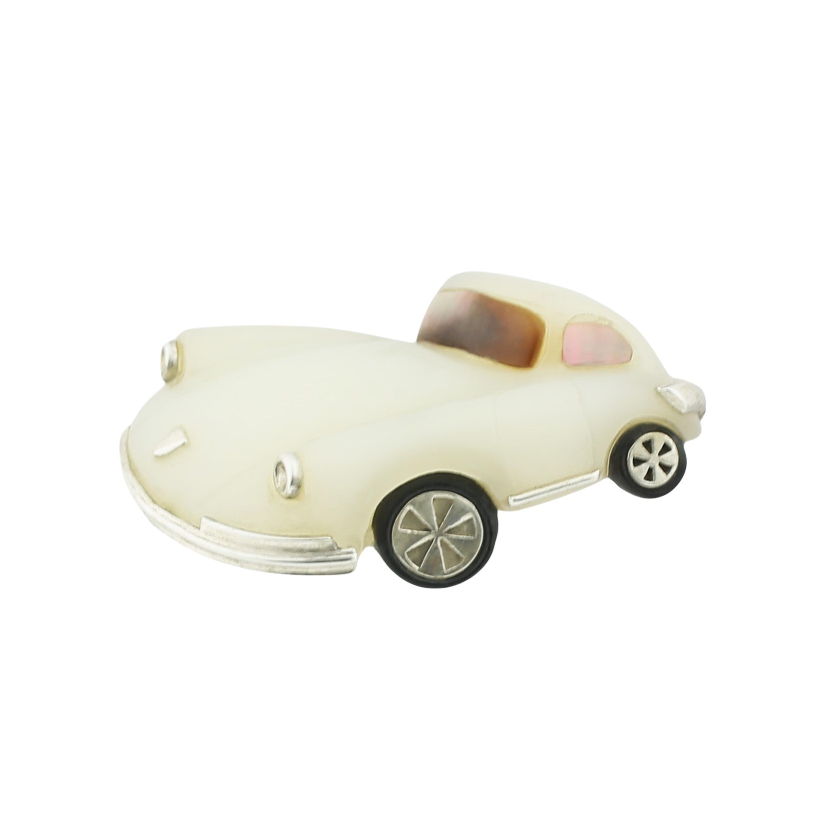 white opal sports car - main