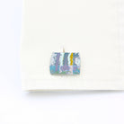 artistic anodised aluminium cufflinks - cuff