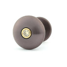 dumbbells steel with diamond inset cufflinks - main