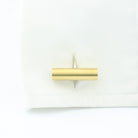 h-bar gold and steel - cuff