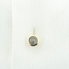 tahitian mother of pearl 18ct rose gold shirt studs - shrirt